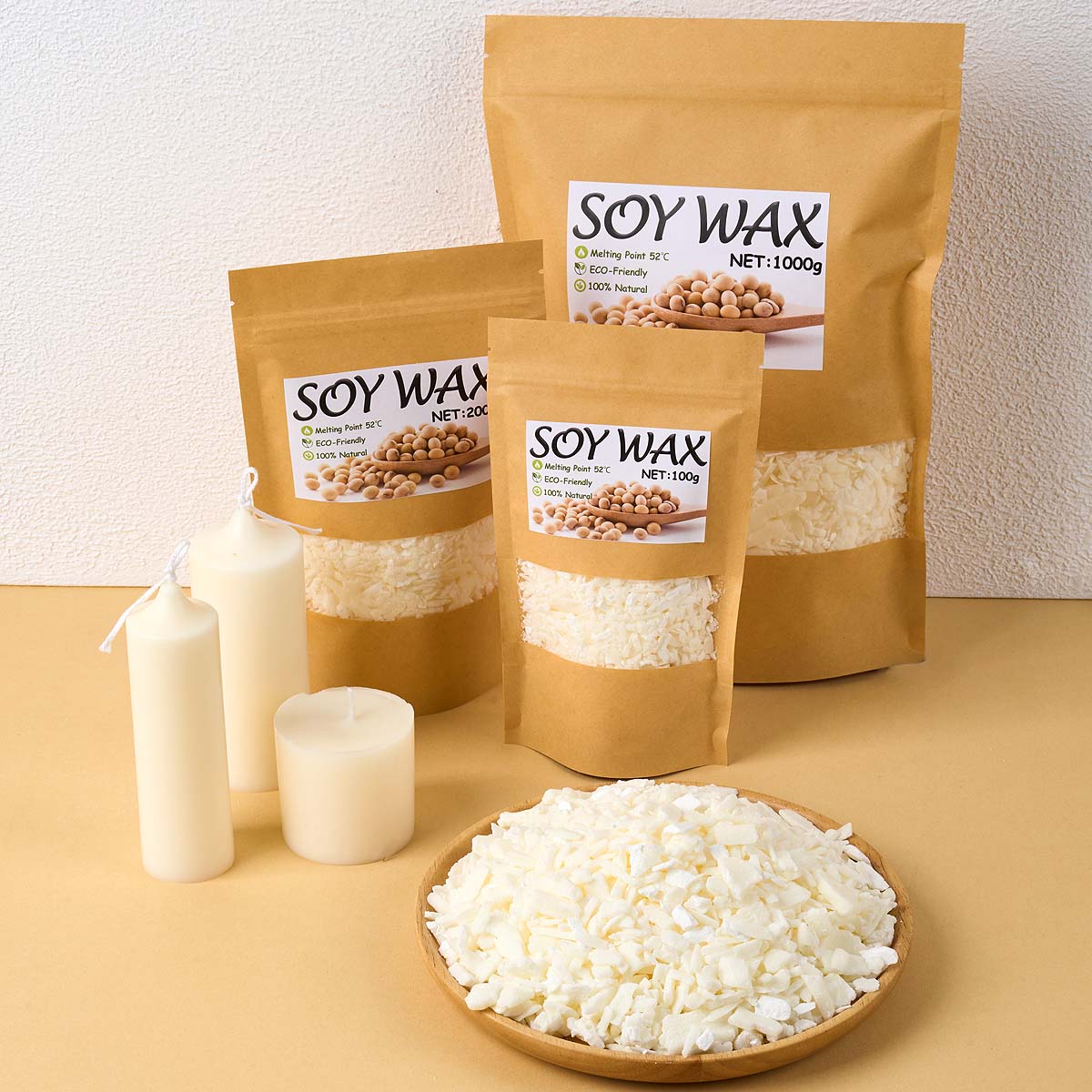 Candle Making Factory - 1 Pounds Pure White Soy Wax