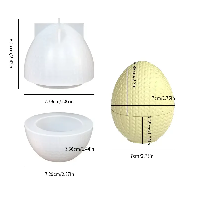 ZDQ03 DIY Knitting Yarn Egg Sh - Candle Making Yarn 评论和价格