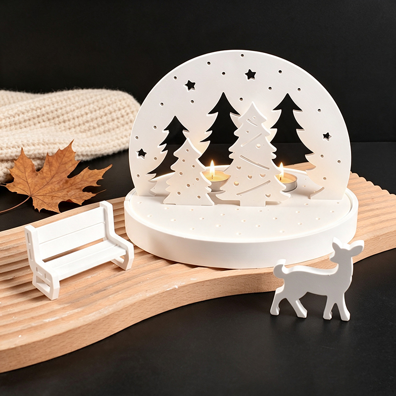 Christmas Elk Tealight Candle  - Candle Making Items 评论和价格