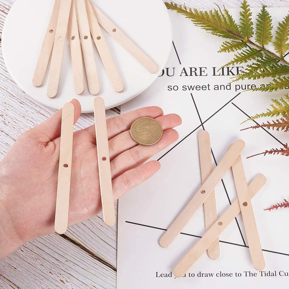 50pcs Wooden Wax Core Holder S - Soy Wax Pillar Blend 评论和价格