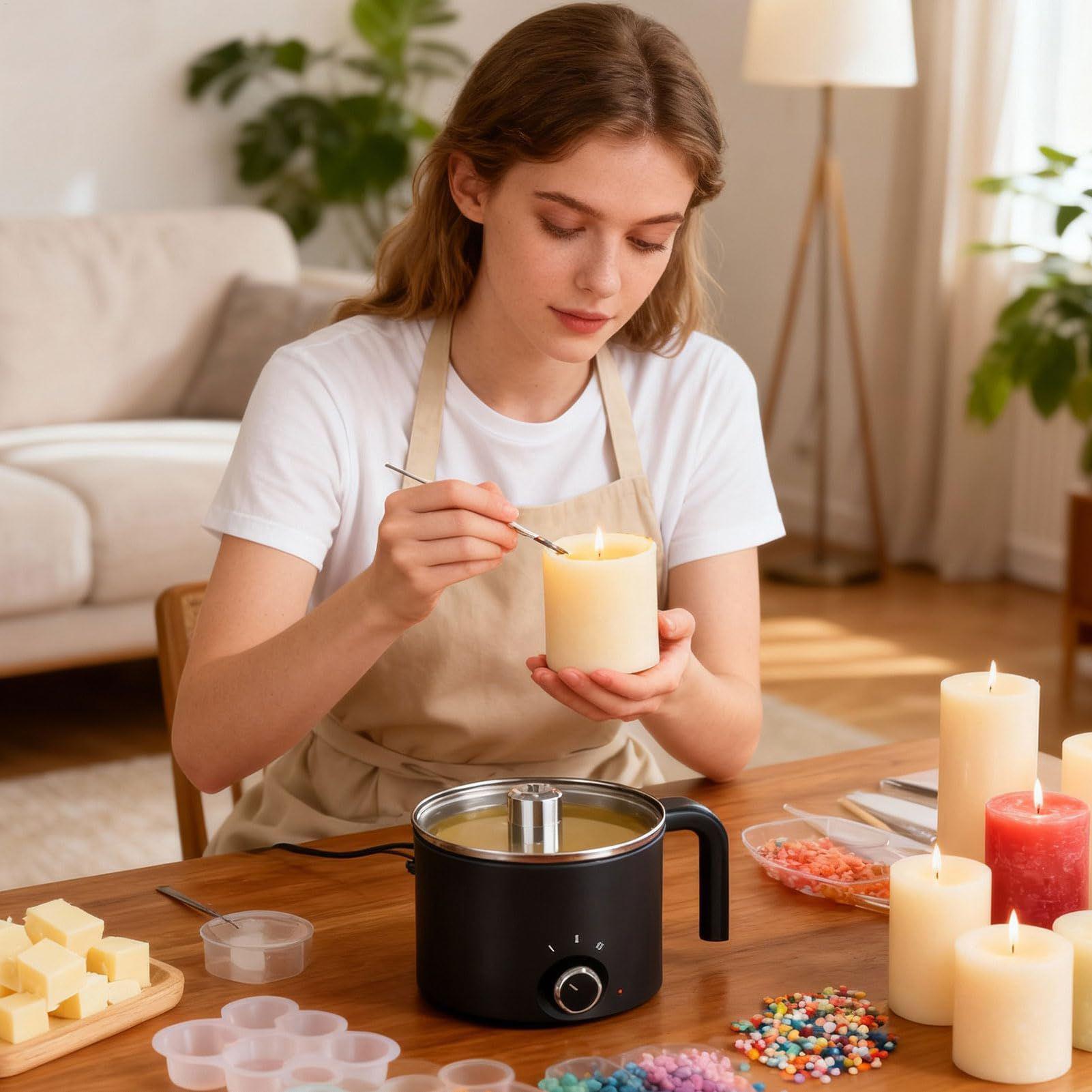 1.5L Wax Melting Pot Candle Wa - Candle Making Pot 评论和价格