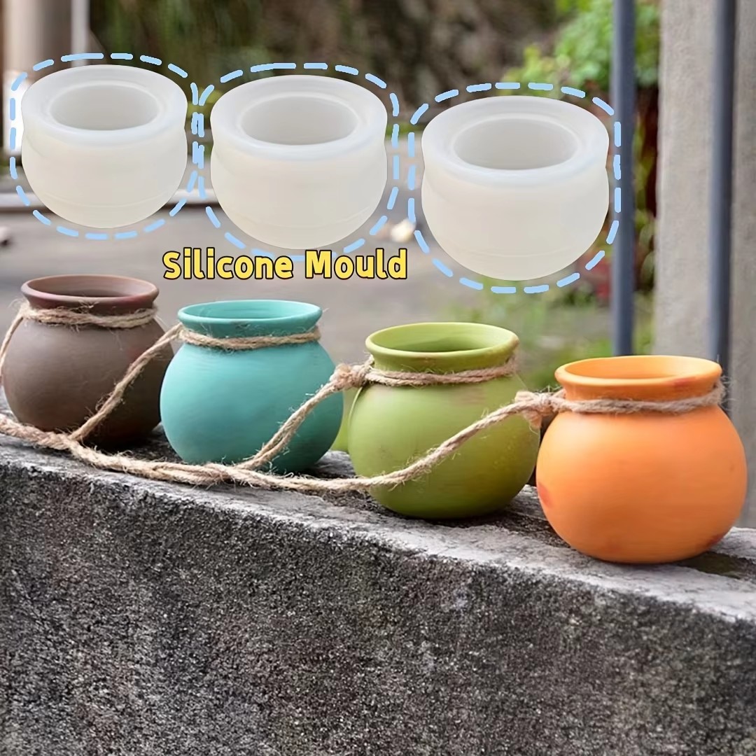 Silicone Flower Pot Molds, Res - Candle Making Items 评论和价格