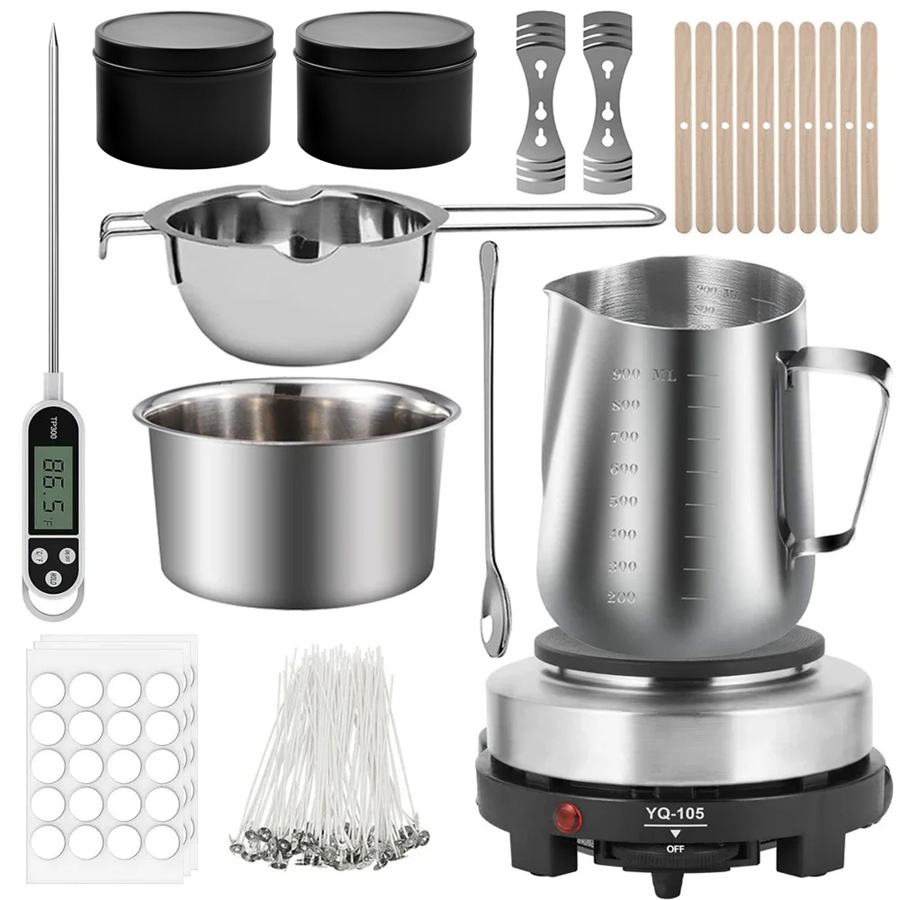 Glintmos DIY Candle Making Kit - Candle Making Pot 评论和价格
