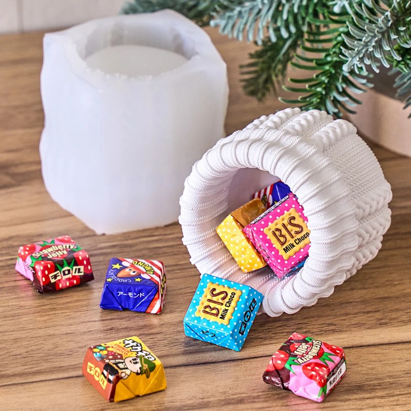 Knitted Yarn Candle Jar Silico - Candle Making Yarn 评论和价格