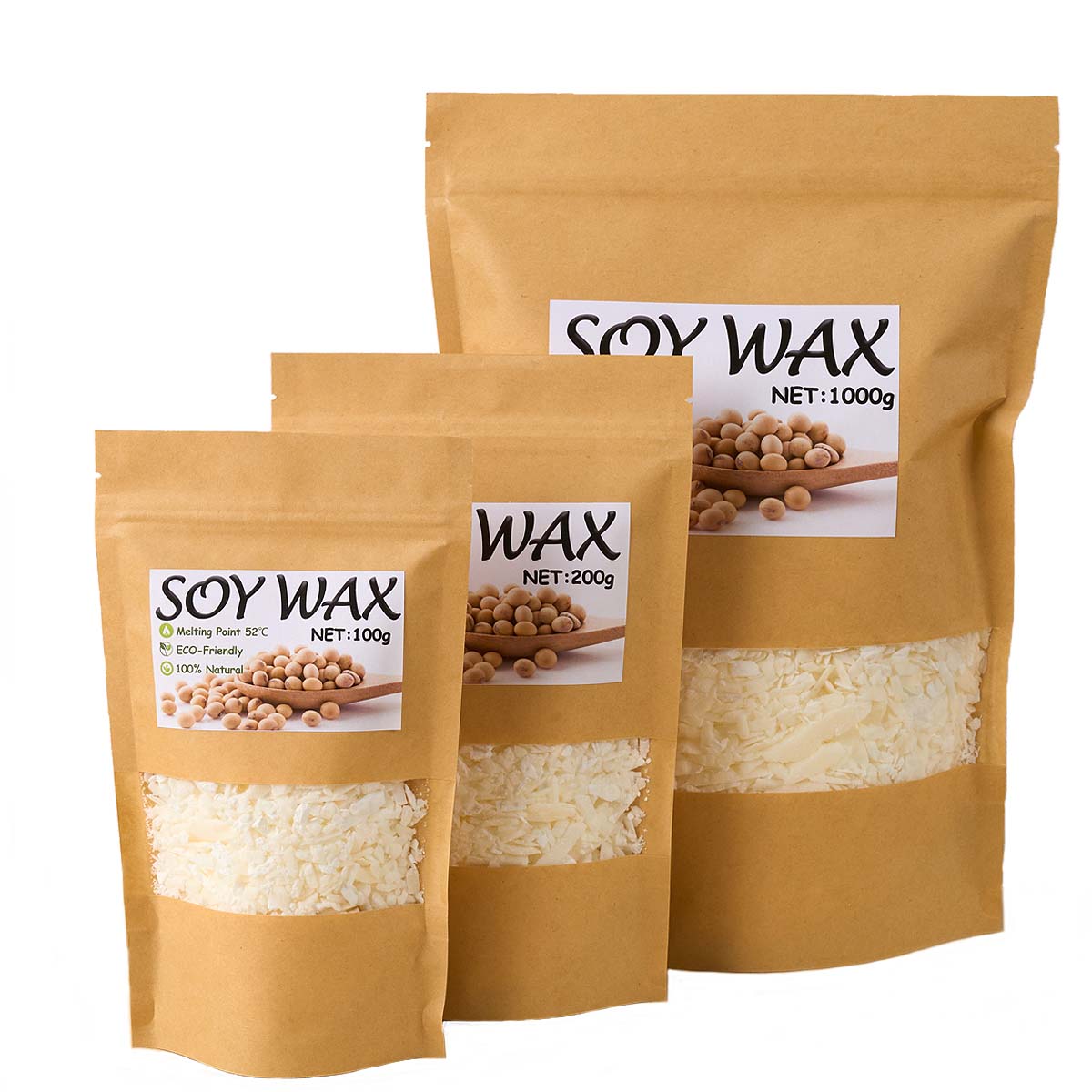 1 Pounds Pure White Soy Wax Fo - Candle Making Factory 评论和价格