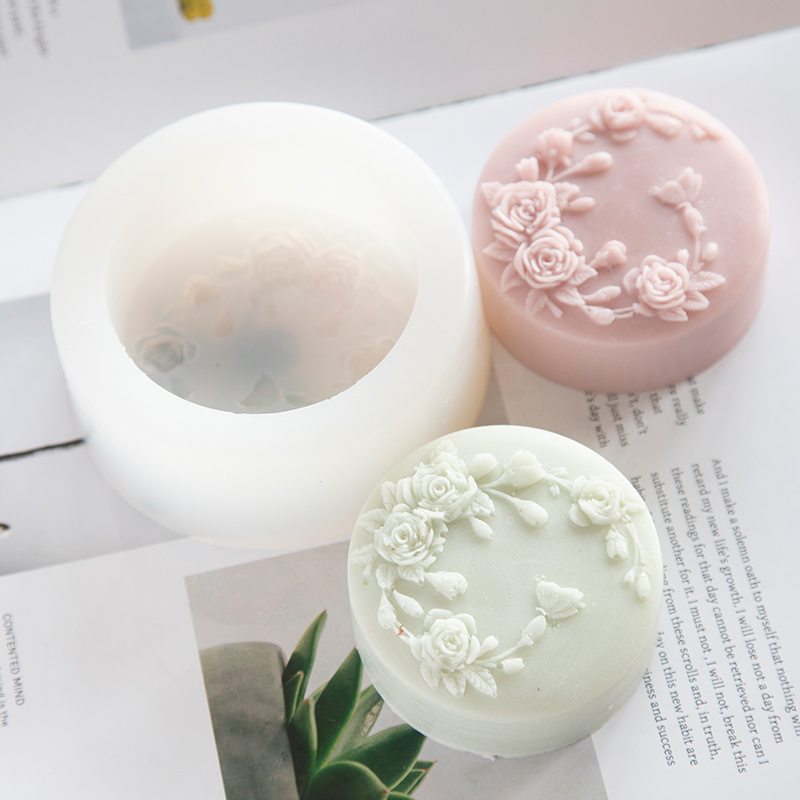 Round Shape Rose Flower Handma - Candle Making Factory 评论和价格
