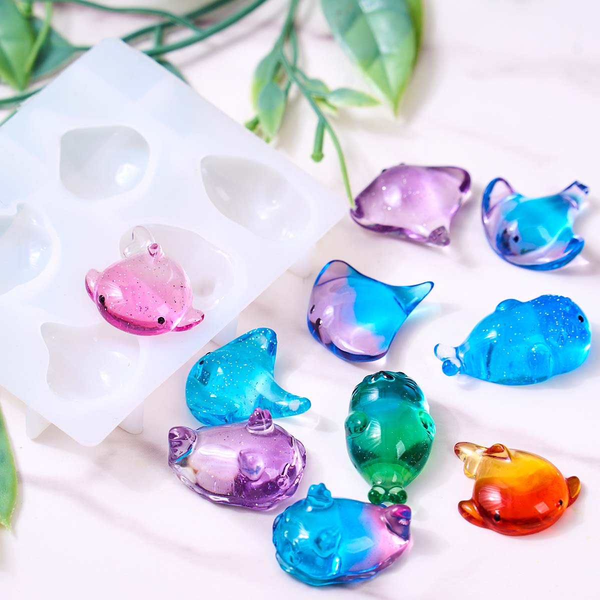 3D Healing Kawaii Manta Ray Wh - Candle Making Factory 评论和价格