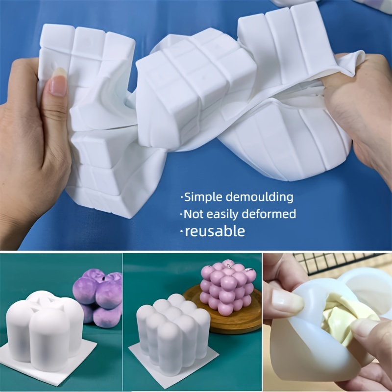 6pcs silicone candle mold set  - Candle Making Yarn 评论和价格